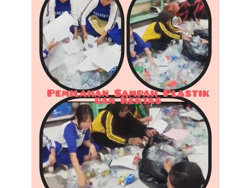 Pemilahan Sampah Oleh Kader pokja Bank Sampah