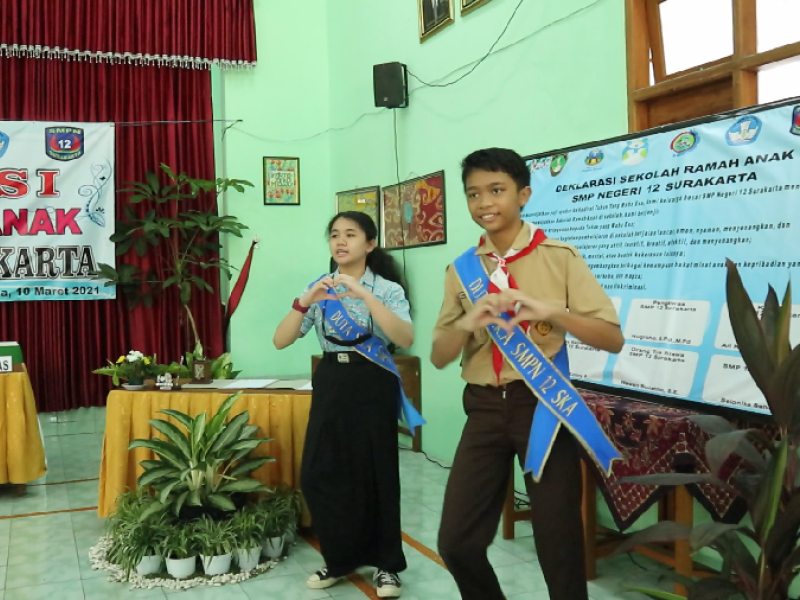 SMP 12 SKA deklarasi Sekolah Ramah Anak