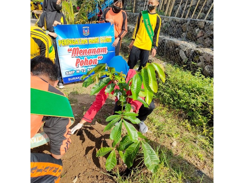 PENANAMAN POHON PADA HARI BUMI
